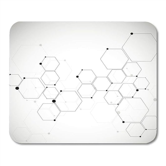 AOHOT Mouse Pads Hexagon Abstract Hexagonal Structures in Technology