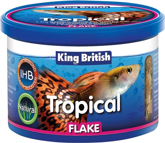 King British | Tropical Fish Flake With Immuno Health Booster 28g