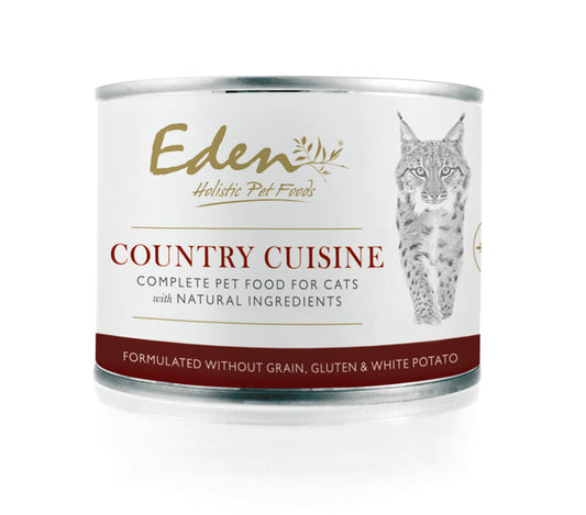 Eden Country Cuisine Wet Cat Food Cans - 6 x 200g