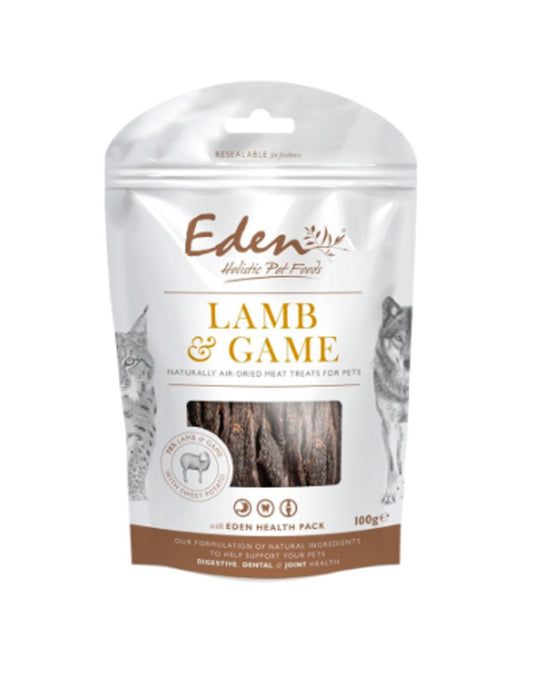 Eden Lamb and Game Treats for Dogs and Cats - 100g