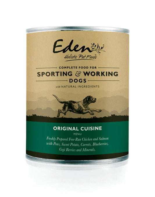 Eden Original Working and Sporting Wet Dog Food - 6 x 400g