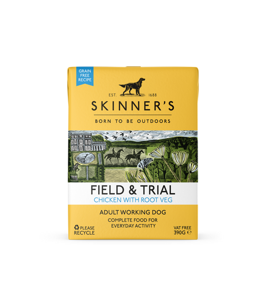 Skinners Field & Trial Chicken & Root Veg Adult Wet Dog Food - 18 x 390g