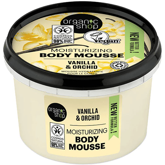 Organic Shop Body Mousse | Vanilla & Orchid 250ml