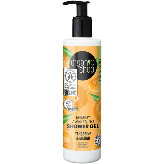 Organic Shop Shower Gel | Energy Awakening Tangerine & Mango 280ml